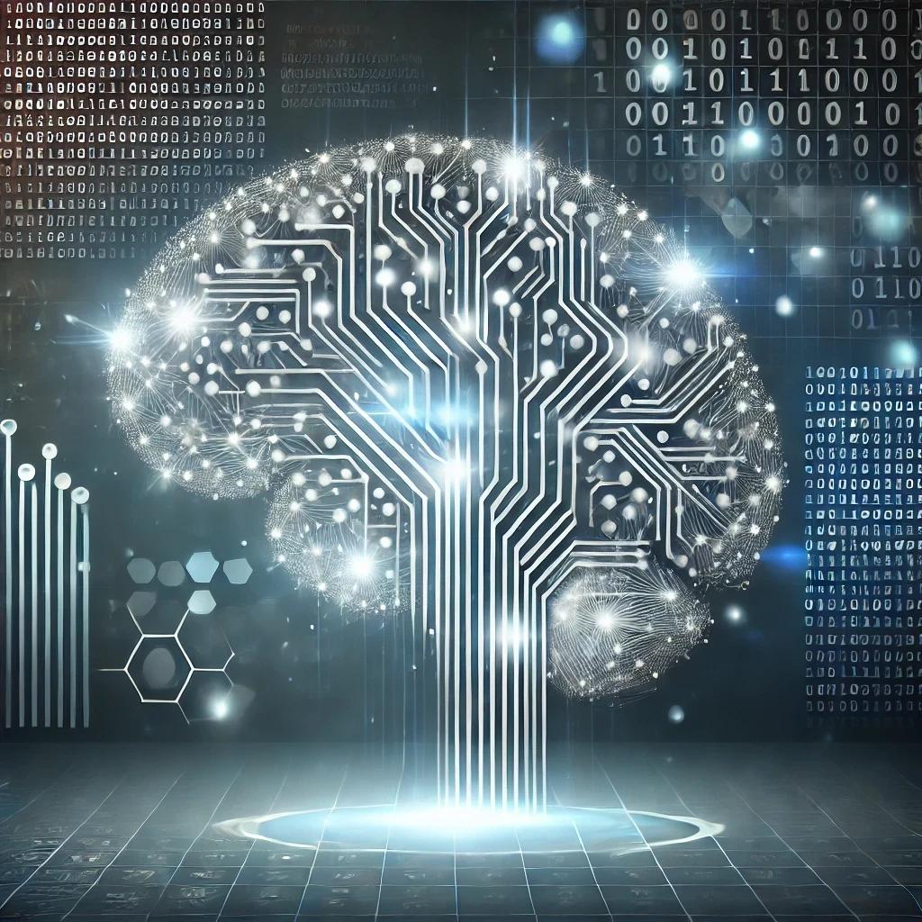 DALLE2025 01 2210.45.07 Asleekandmoderncoverimageforablogaboutartificialintelligenceanddatasecurity.Theimagefeaturesanabstractglowingneuralnetworkinth